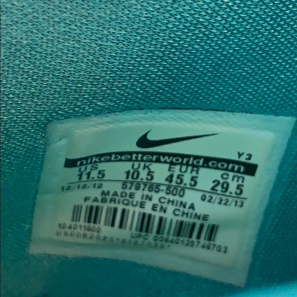 Nike Air Max LeBron X Sprite low sz 11.5 - Picture 4 of 5